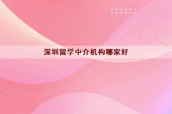 深圳留学中介机构哪家好 深圳留学机构人气排名推荐