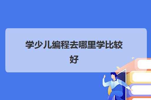 学少儿编程去哪里学比较好 首推小码王编程