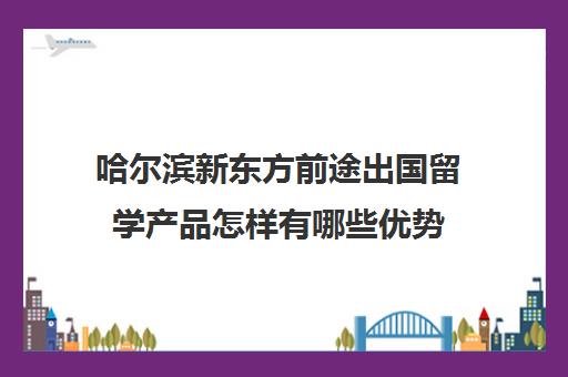 哈尔滨新东方前途出国留学产品怎样有哪些优势