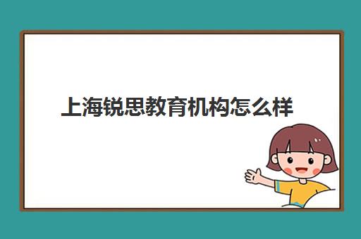 上海锐思教育机构怎么样 是正规机构吗